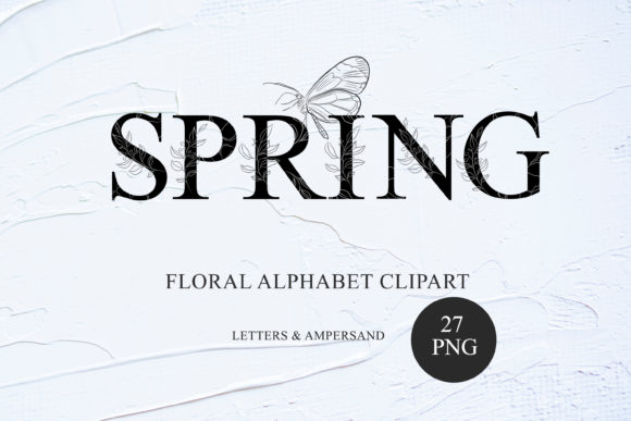 Download Floral Alphabet Clipart Uppercase Letter - Alphabet Collection