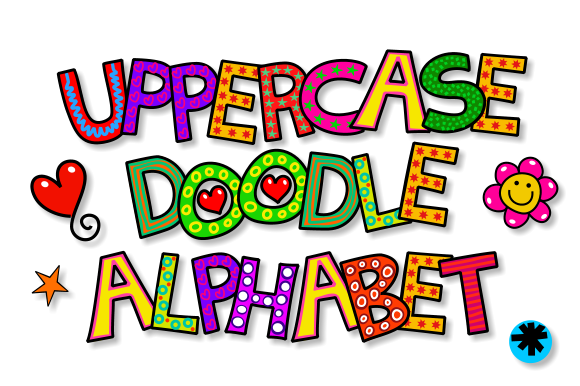 Download Uppercase Doodle Alphabet Set 1 - Alphabet Collection
