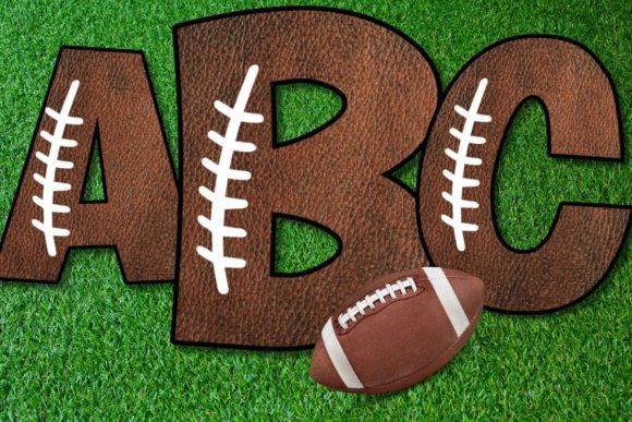 Download Authentic Football Texture Alphabet PNG - Alphabet Collection